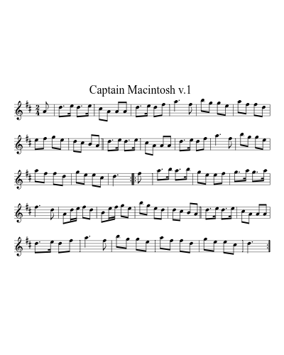 Captain Macintosh  v.1 (Captain Macintosh Standpiece) preview