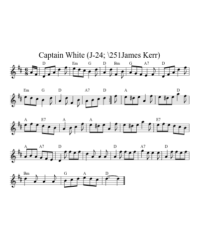 Captain White (J-24; \251James Kerr) preview