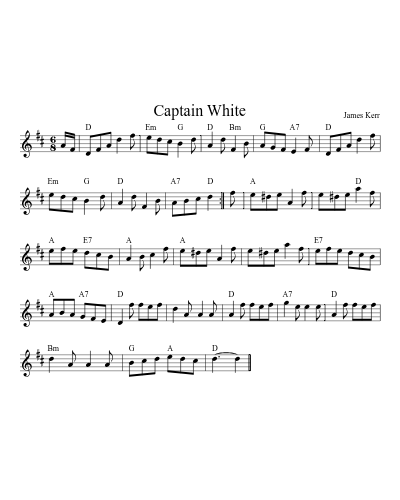 Captain White (Version 3)