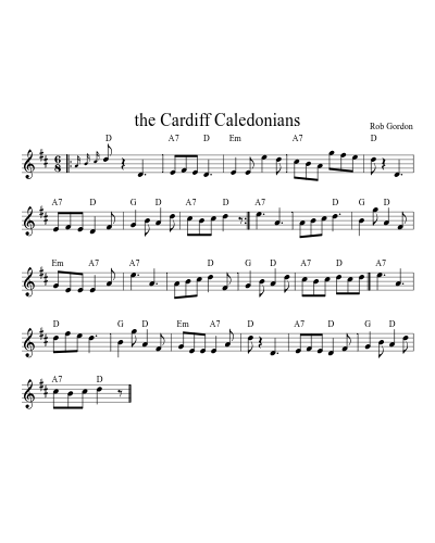 the Cardiff Caledonians (Version 2)