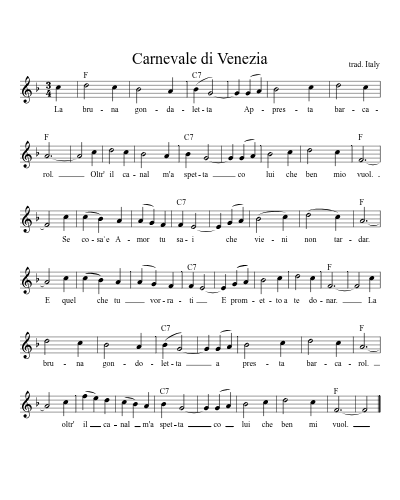 Carnevale di Venezia