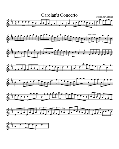 Carolan's Concerto (Version 7)