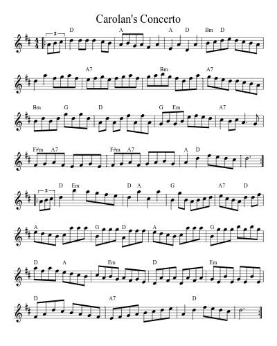 Carolan's Concerto (Version 9)