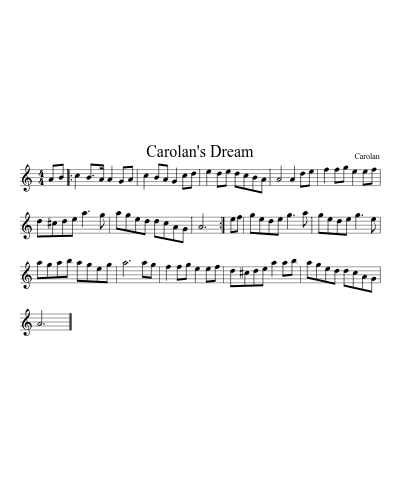 Carolan's Dream (Version 2)