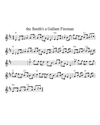 The Smith's a Gallant Fireman (Version 2) preview