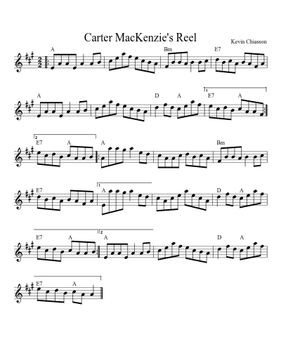 Carter MacKenzie's Reel