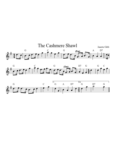 The cashmere shawl (Version 4)