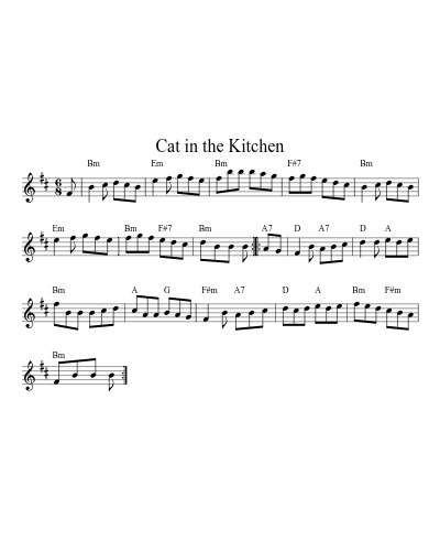 CAT IN THE KITCHEN (Version 4)