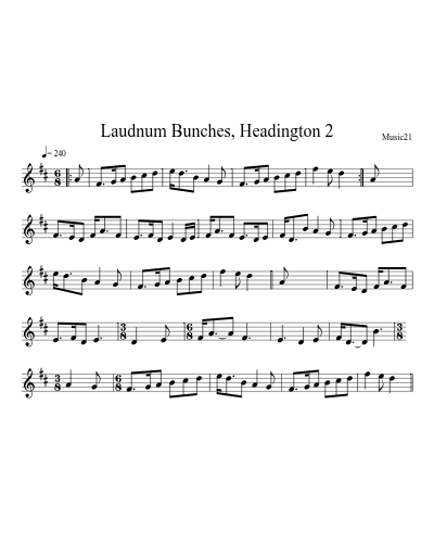 Laudnum Bunches, Headington 2