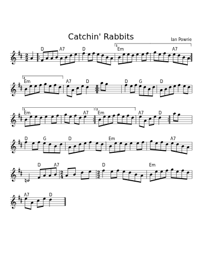 Catchin' Rabbits (Version 2)
