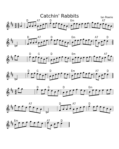 Catchin' Rabbits (Version 7)