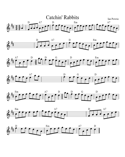 Catchin' Rabbits (Version 8)