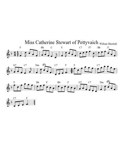 Miss Catherine Stewart of Pettyvaich (Version 2) preview