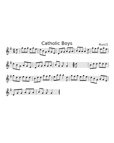 Catholic Boys (Catholic Osullivans Munster Medley)