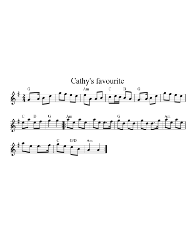 Cathy's favourite (Version 2)