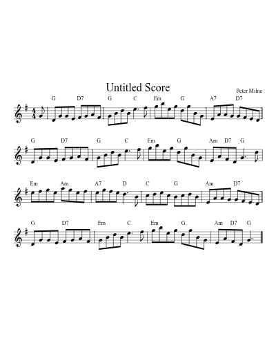 Cauld Kale P2 (Version 2) sheet music preview