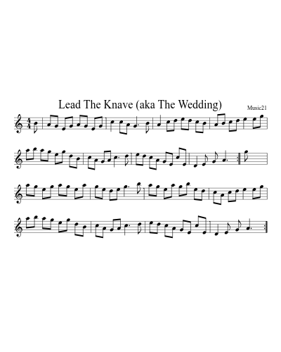 Lead The Knave (aka The Wedding)