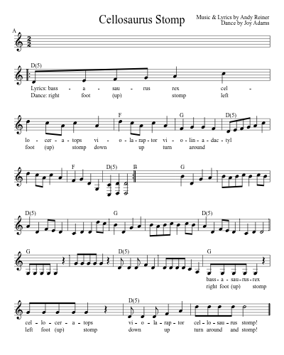Cellosaurus Stomp preview