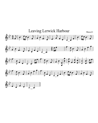 Leaving Lerwick Harbour preview