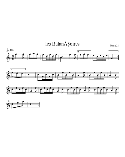 les BalanÃ§oires preview