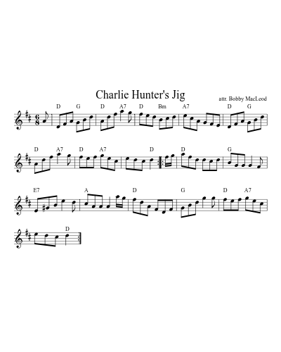 Charlie Hunter's Jig (Version 3)