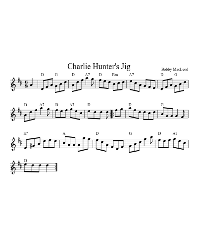 Charlie Hunter's Jig (Version 5)