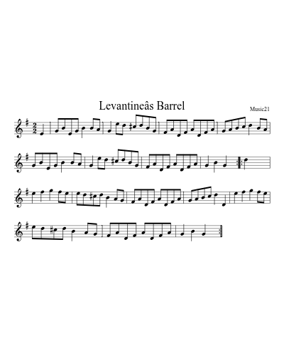 Levantineâs Barrel