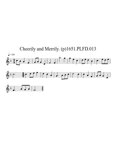 Cheerily and Merrily. (p)1651.PLFD.013