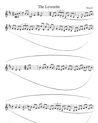 The Leverette sheet music preview