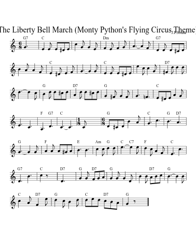 The Liberty Bell March (Monty Python's Flying Circus Theme)