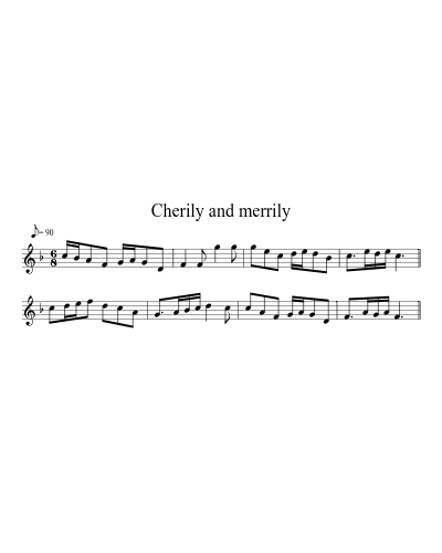 Cherily and merrily (Version 3)