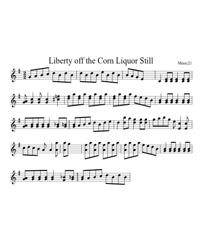 Liberty off the Corn Liquor Still