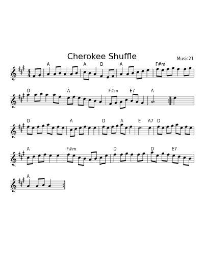 Cherokee Shuffle preview