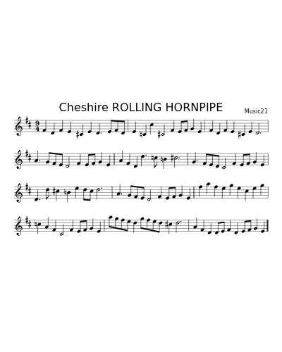 Cheshire ROLLING HORNPIPE