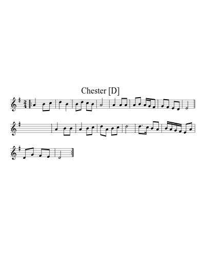 Chester   [D]