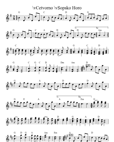 \vCetvorno \vSopsko Horo (Version 2)