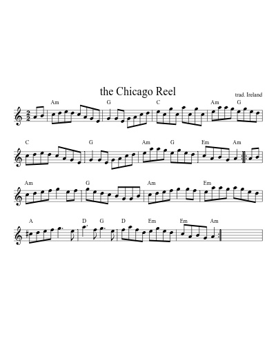The Chicago reel (Version 3)