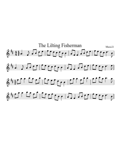 The Lilting Fisherman sheet music preview