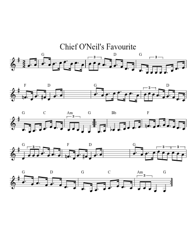 Chief O'Neil's Favourite (Version 2)