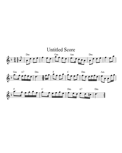 Childgrove (Version 2) sheet music preview