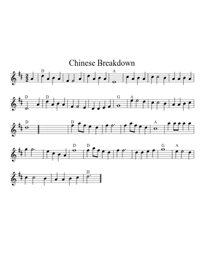 Chinese Breakdown (Version 5)