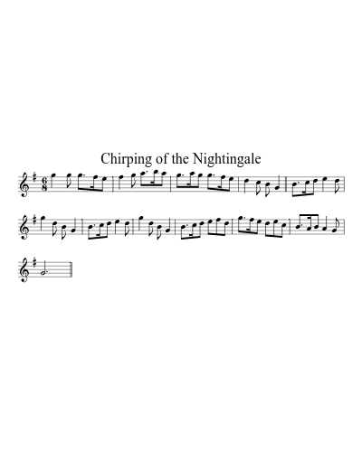 Chirping of the Nightingale