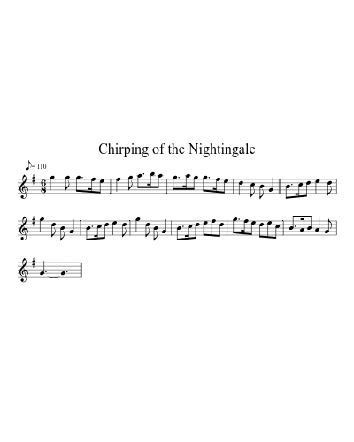 Chirping of the Nightingale (Version 3)