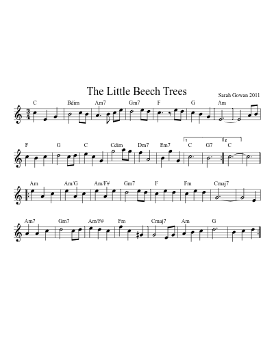The Little Beech Trees
