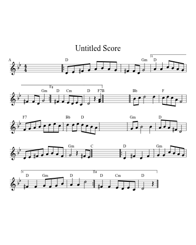 Chorus Jig (Version 9) sheet music preview