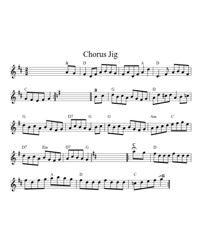Chorus Jig (Version 14)