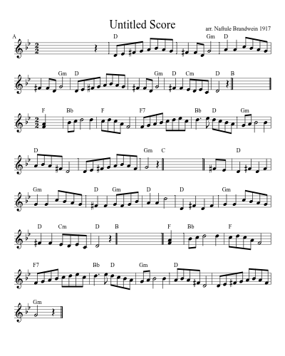 Chorus Jig Yoshke D D 32 4 (Version 2) sheet music preview