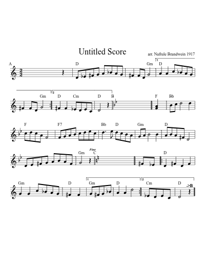 Chorus Jig Yoshke D D 32 4 (Version 3) sheet music preview