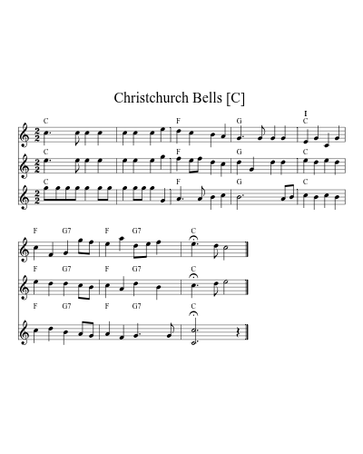 Christchurch Bells  [C]
