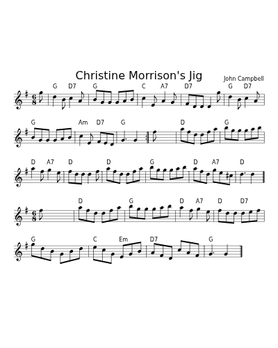 Christine Morrison's Jig (Version 2)